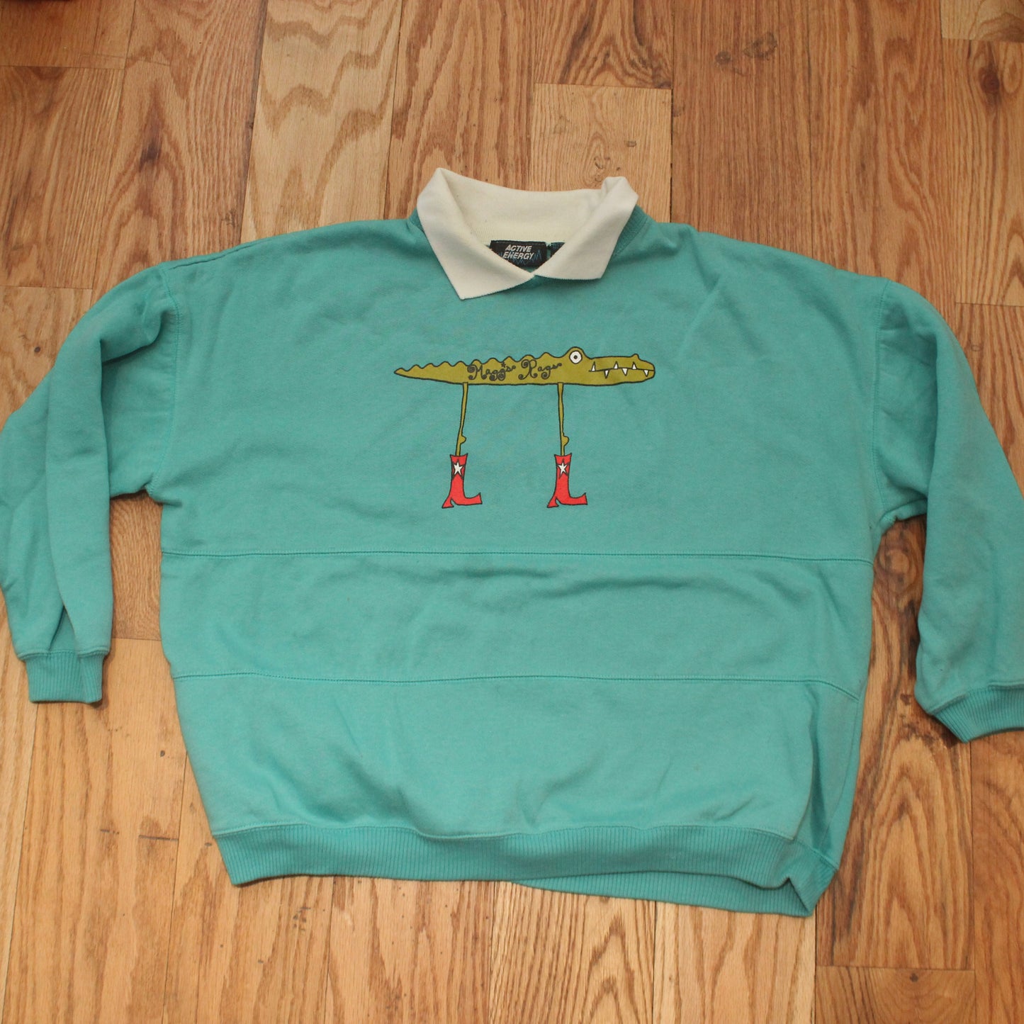 Gator n’ boots collared crew(medium)