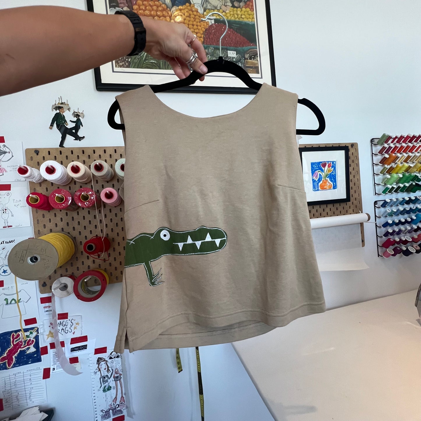 Wrap around gator tank(small) – Magg's Rags