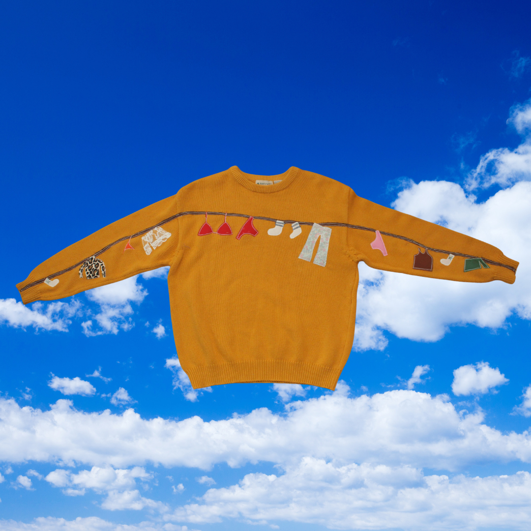 Clothesline sweater(M)