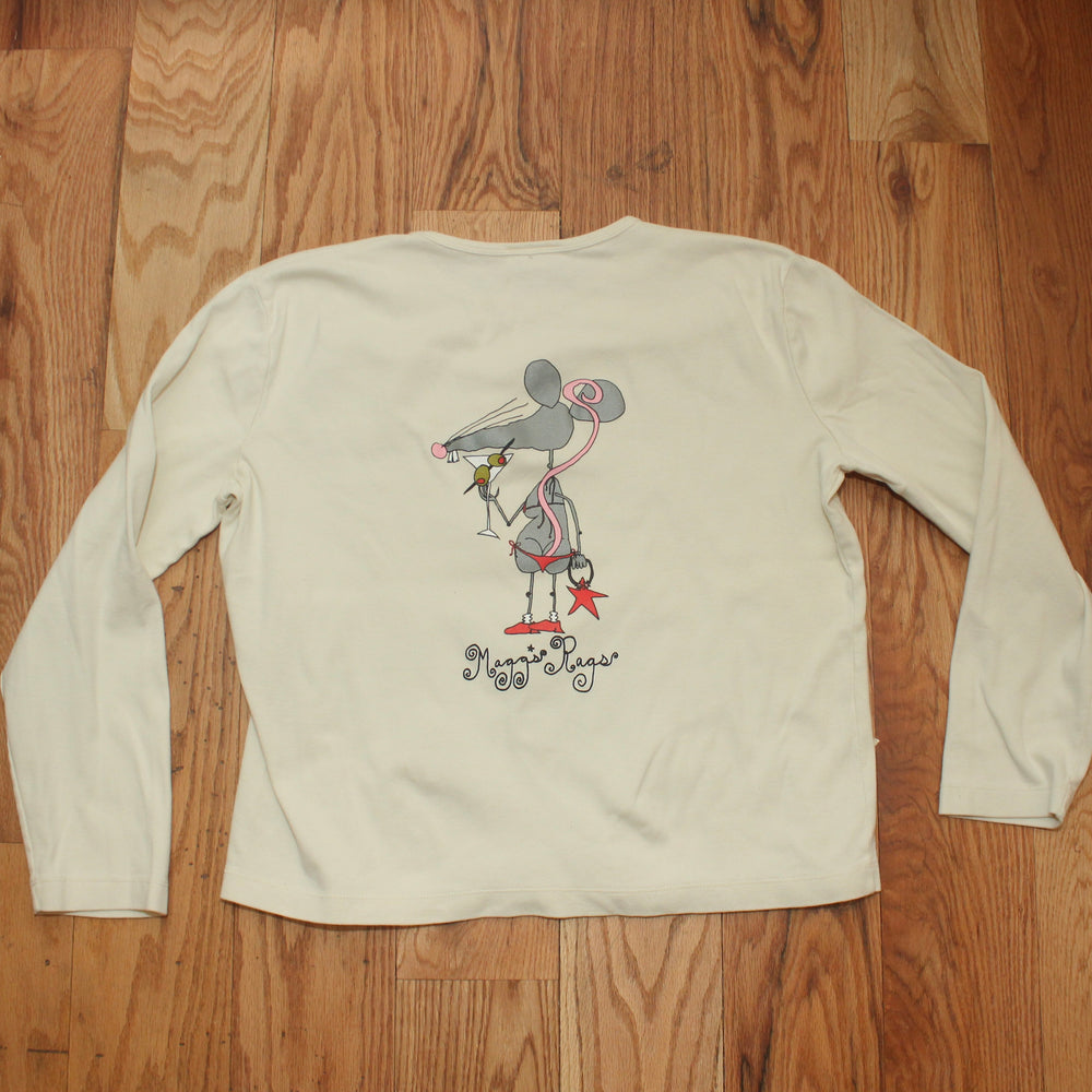 Martini rat front n’ back long sleeve tee