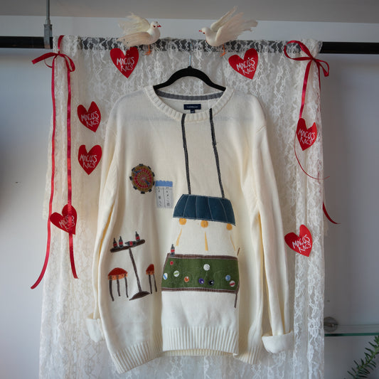 saloon scene sweater(XXL)
