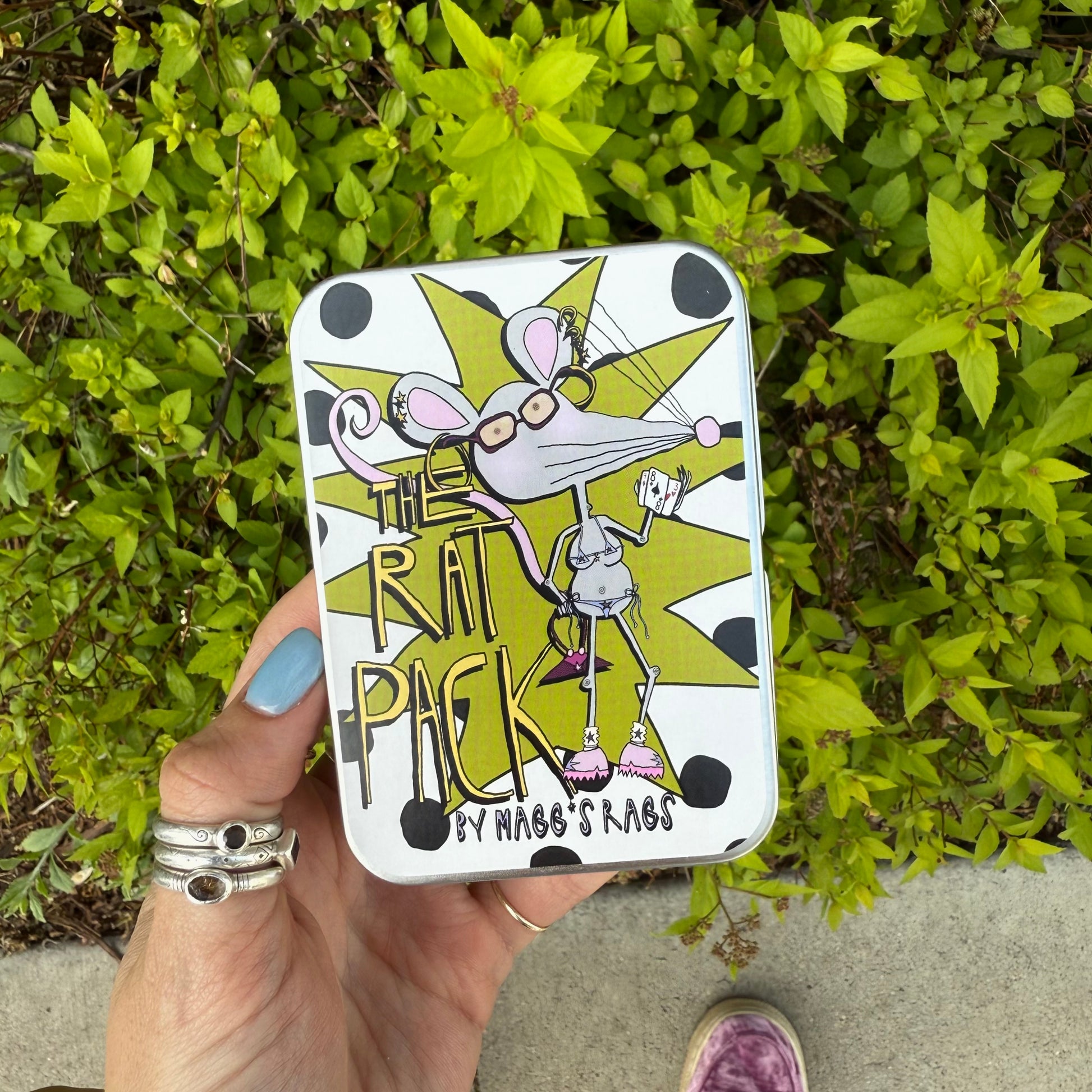 The Rat pack tin deck of cards - Magg's Rags 