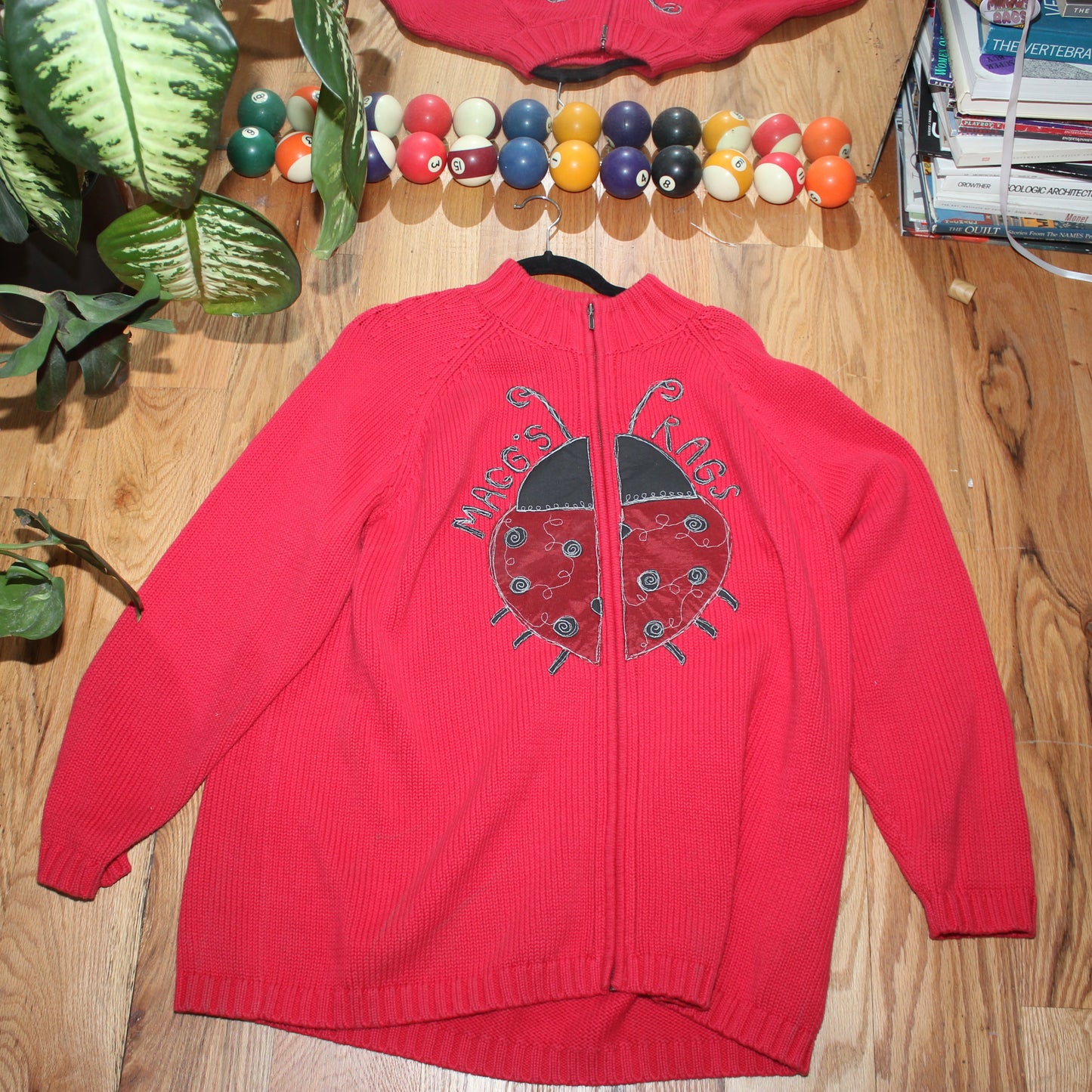 Ladybug zip up