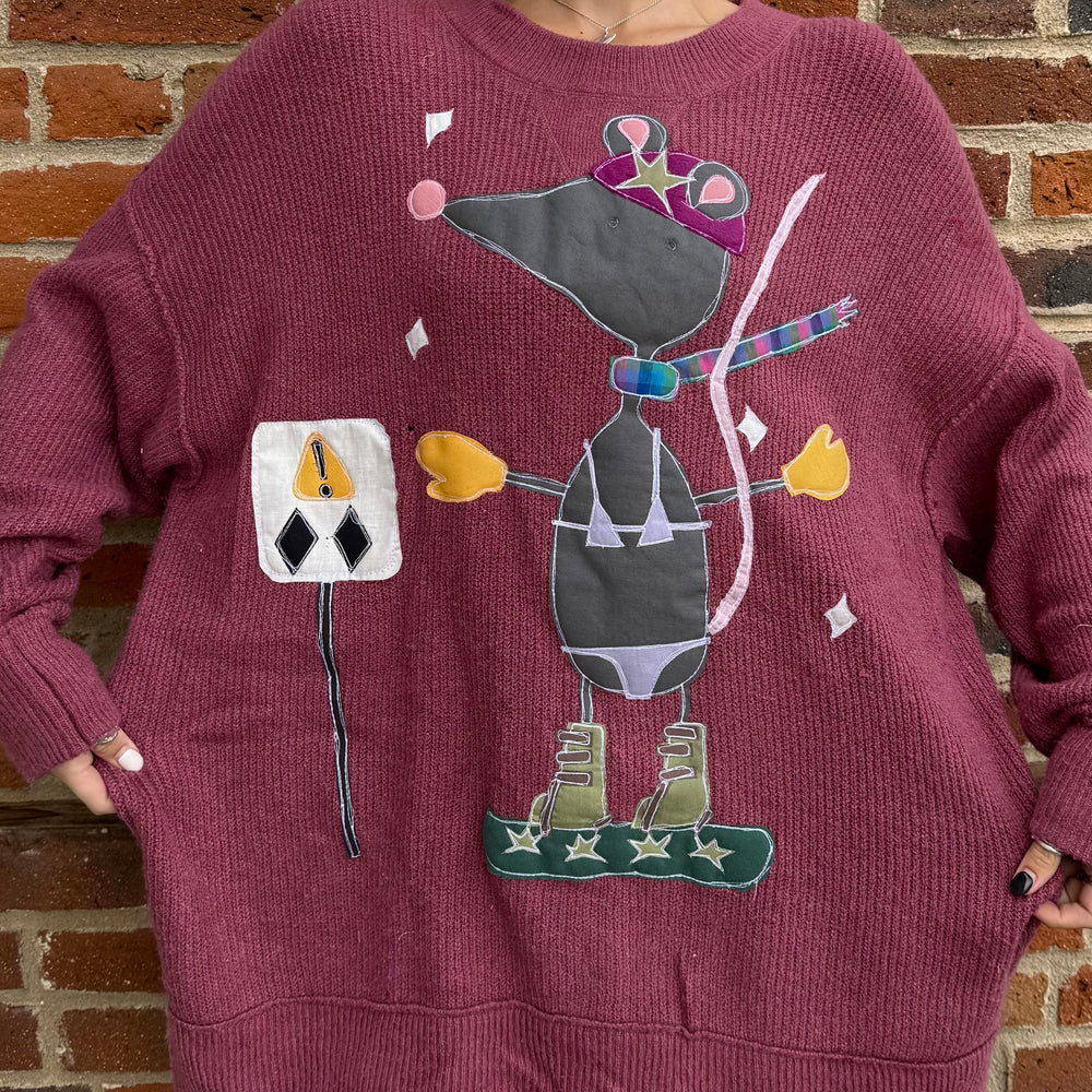 Snowboarding double black diamond rat(XXL)