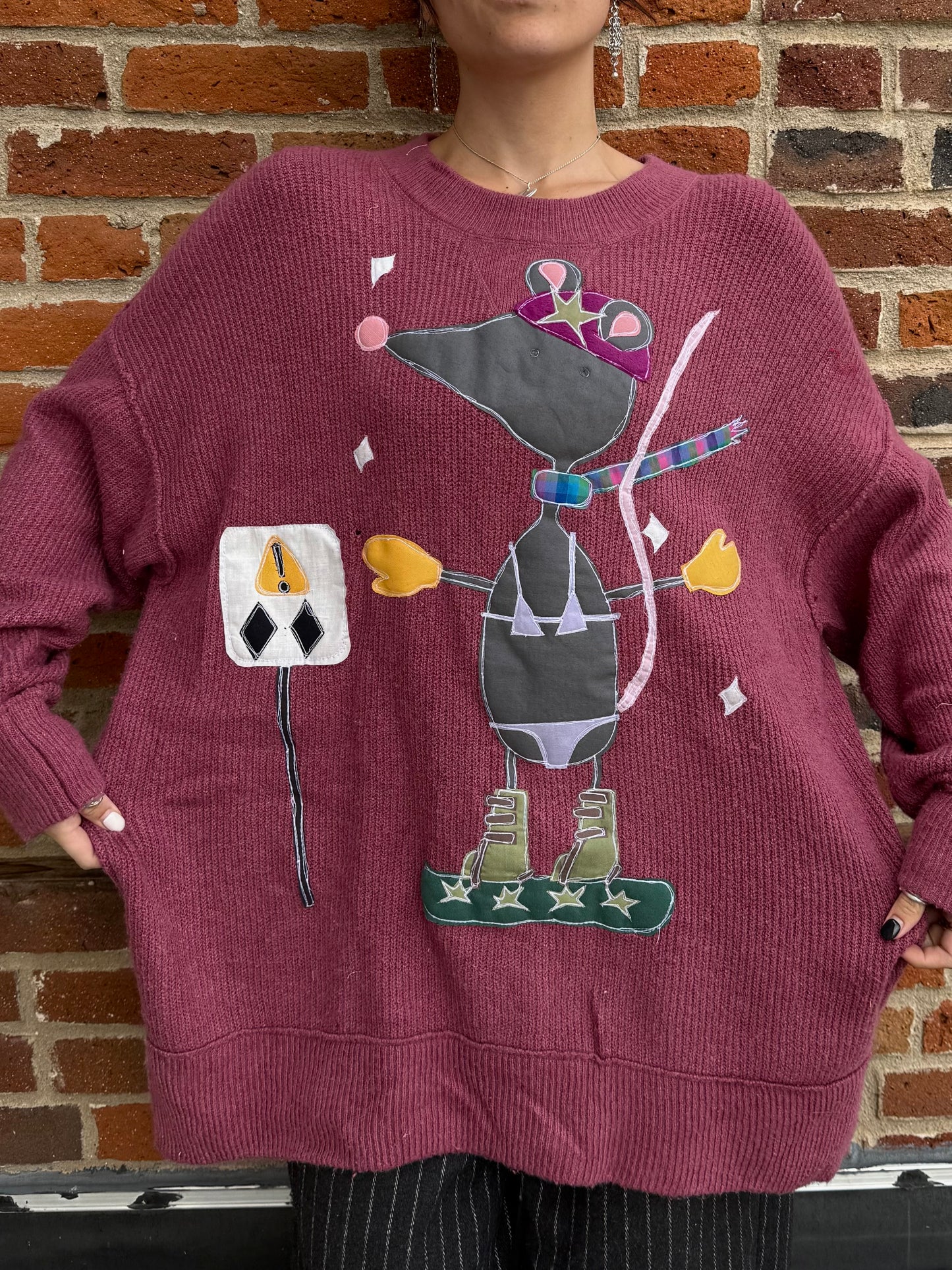 Snowboarding double black diamond rat(XXL)