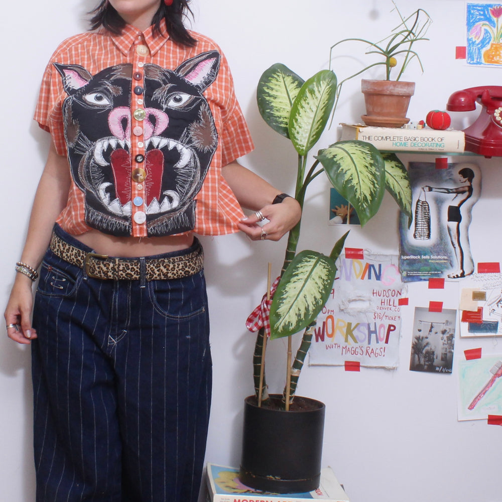 Doberman mix n match button down(medium)
