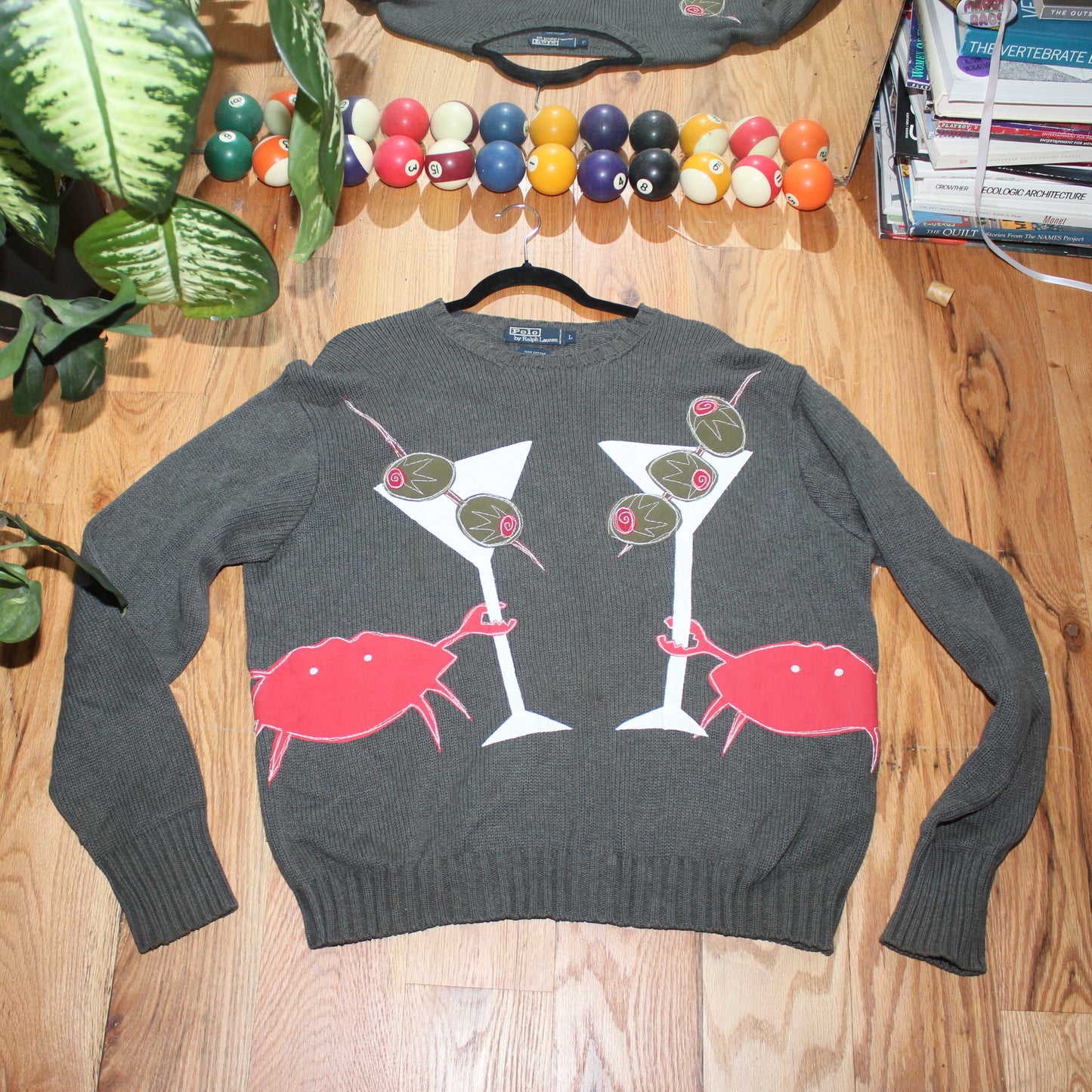 Crustacean x2 martini x2 sweater(large)