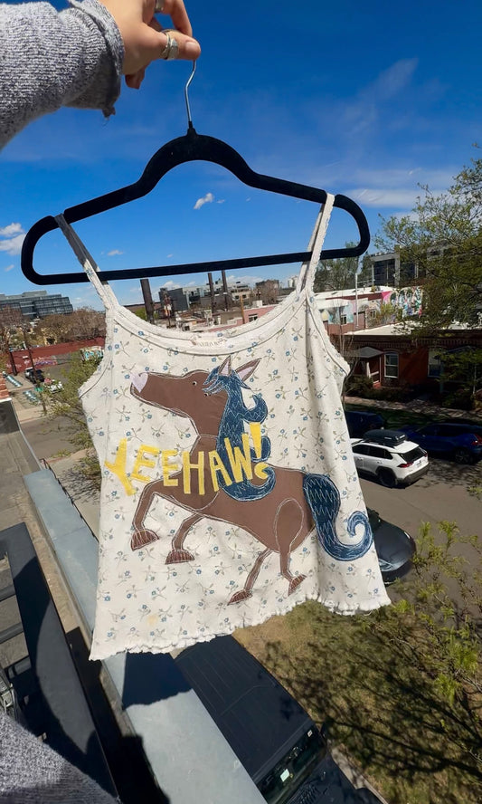 Yeehaw horse cami(medium)