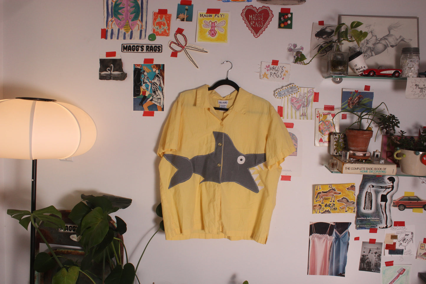 Split front shark button down(XL)