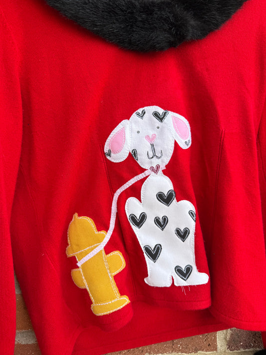 Fur trim Dalmatian (S/M)