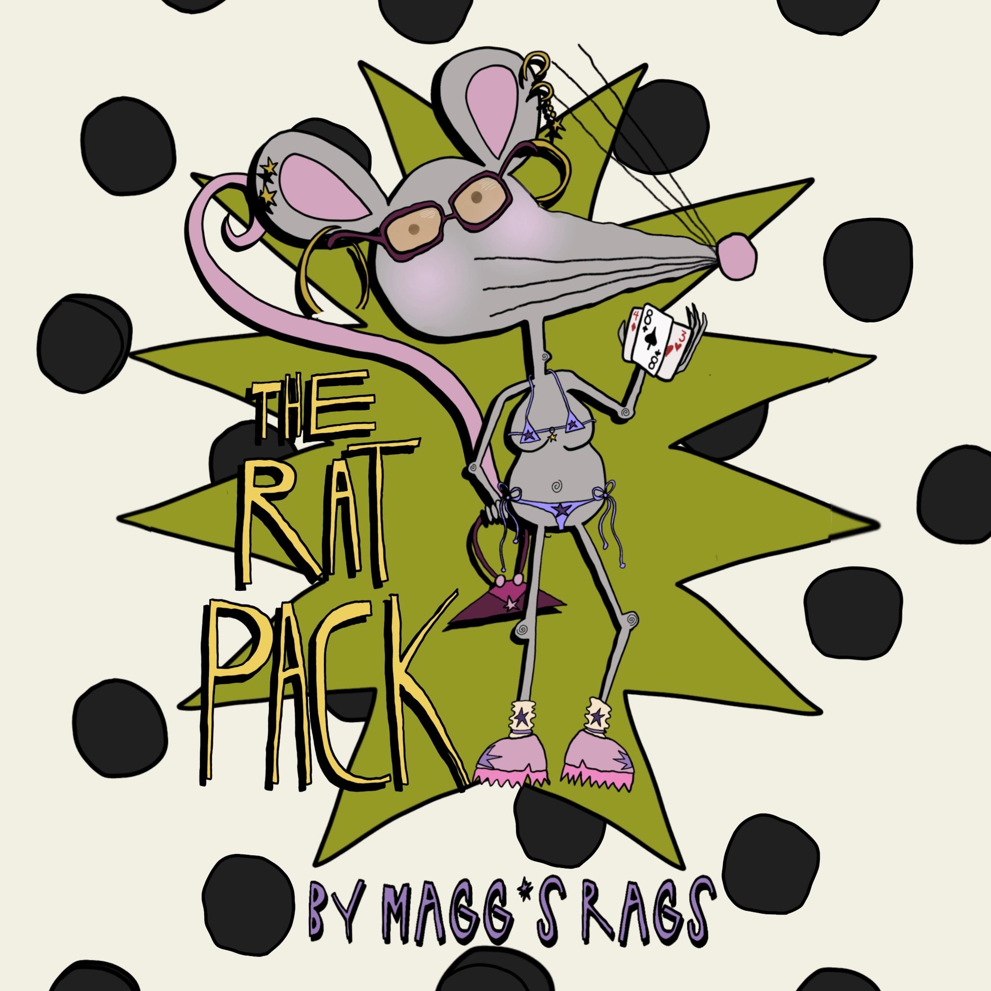 The Rat pack tin deck of cards - Magg's Rags 