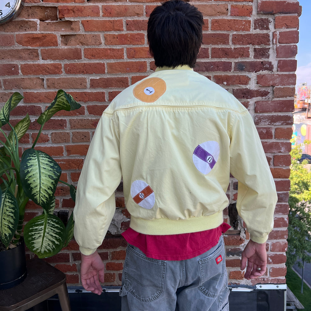 
                      
                        Yellow Billiard Ball Bomber Jacket (Large)
                      
                    