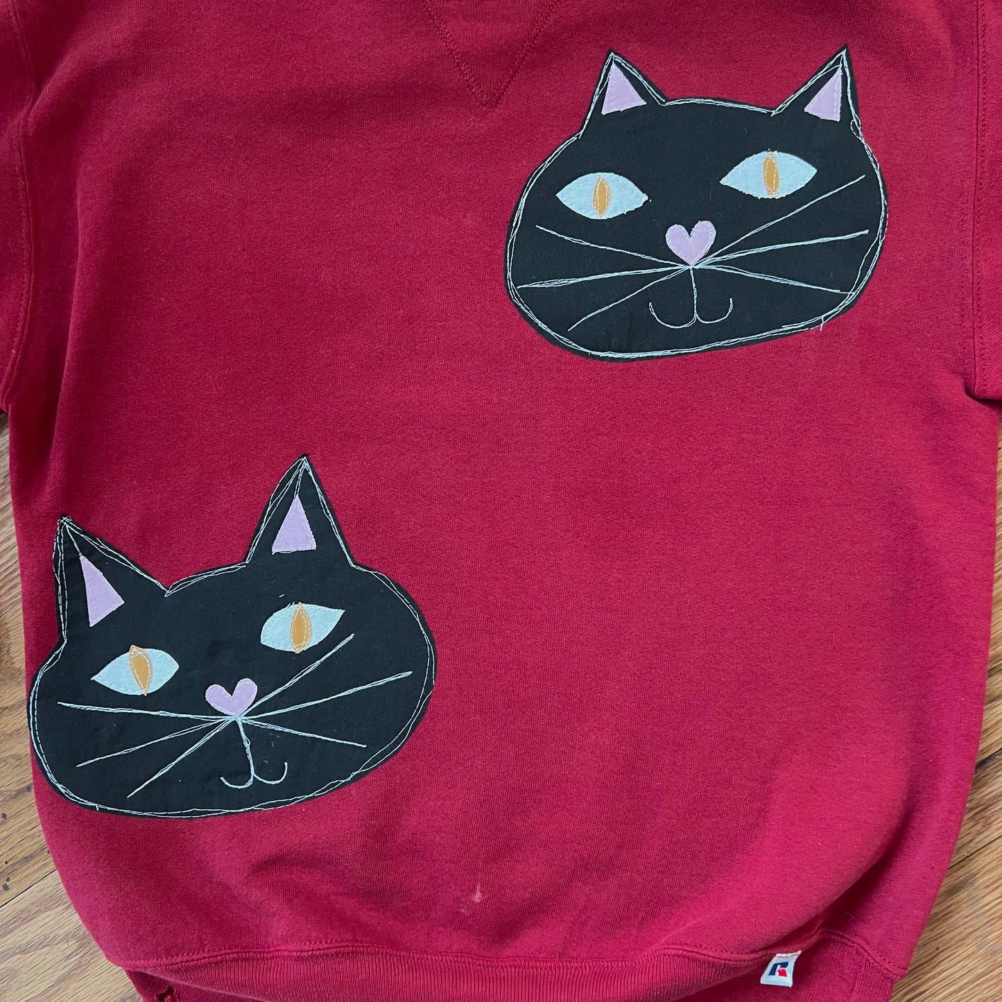 Double black cat crew(medium)