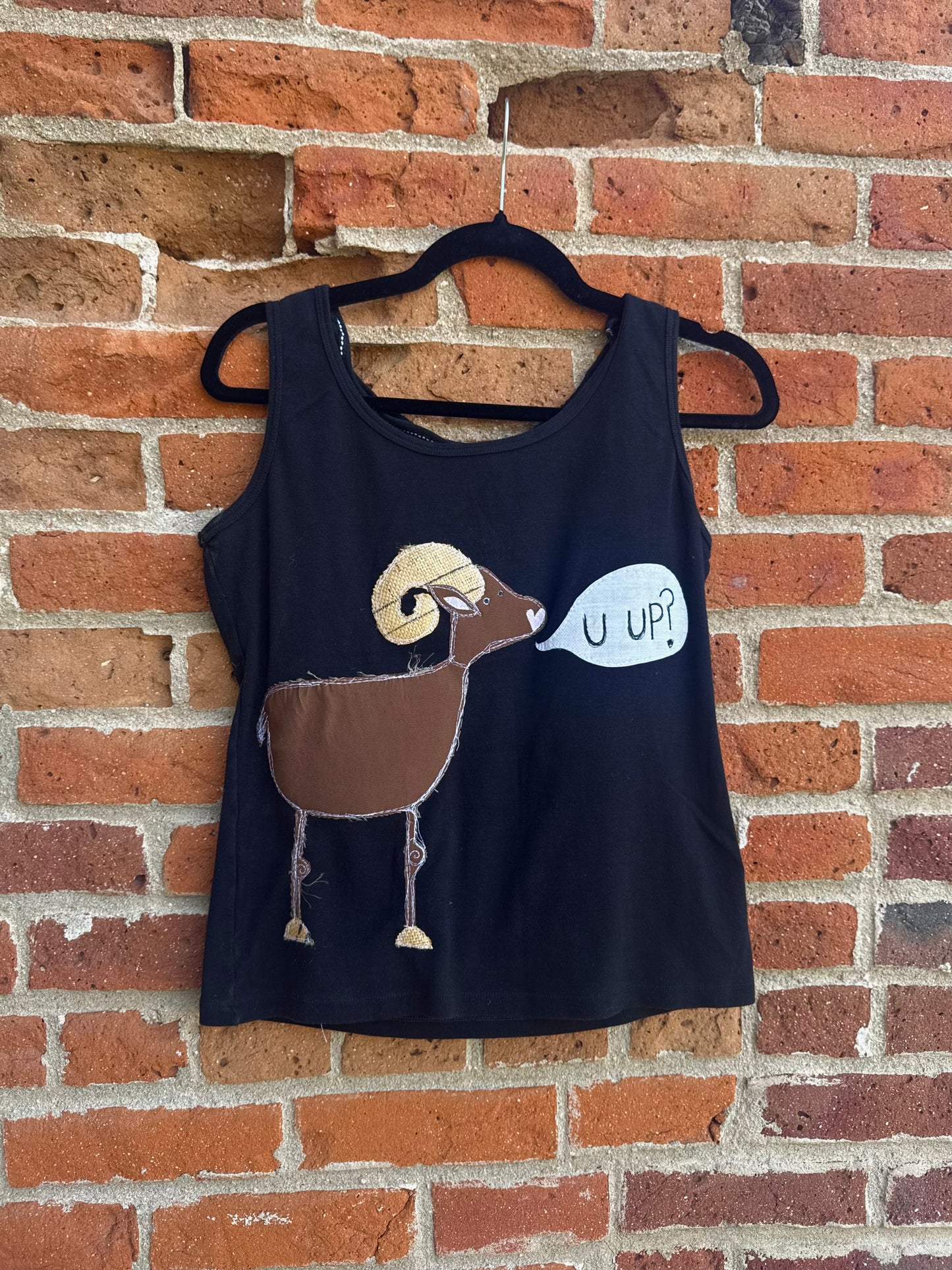 Long horny sheep tank(M/L)