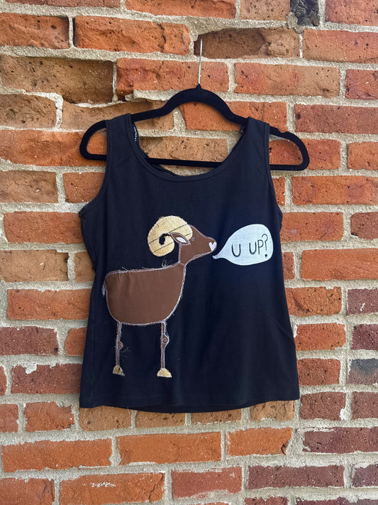 Long horny sheep tank(M/L)