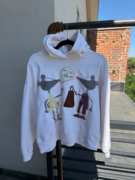 Ciga-Rat Pocket Hoodie(XL)
