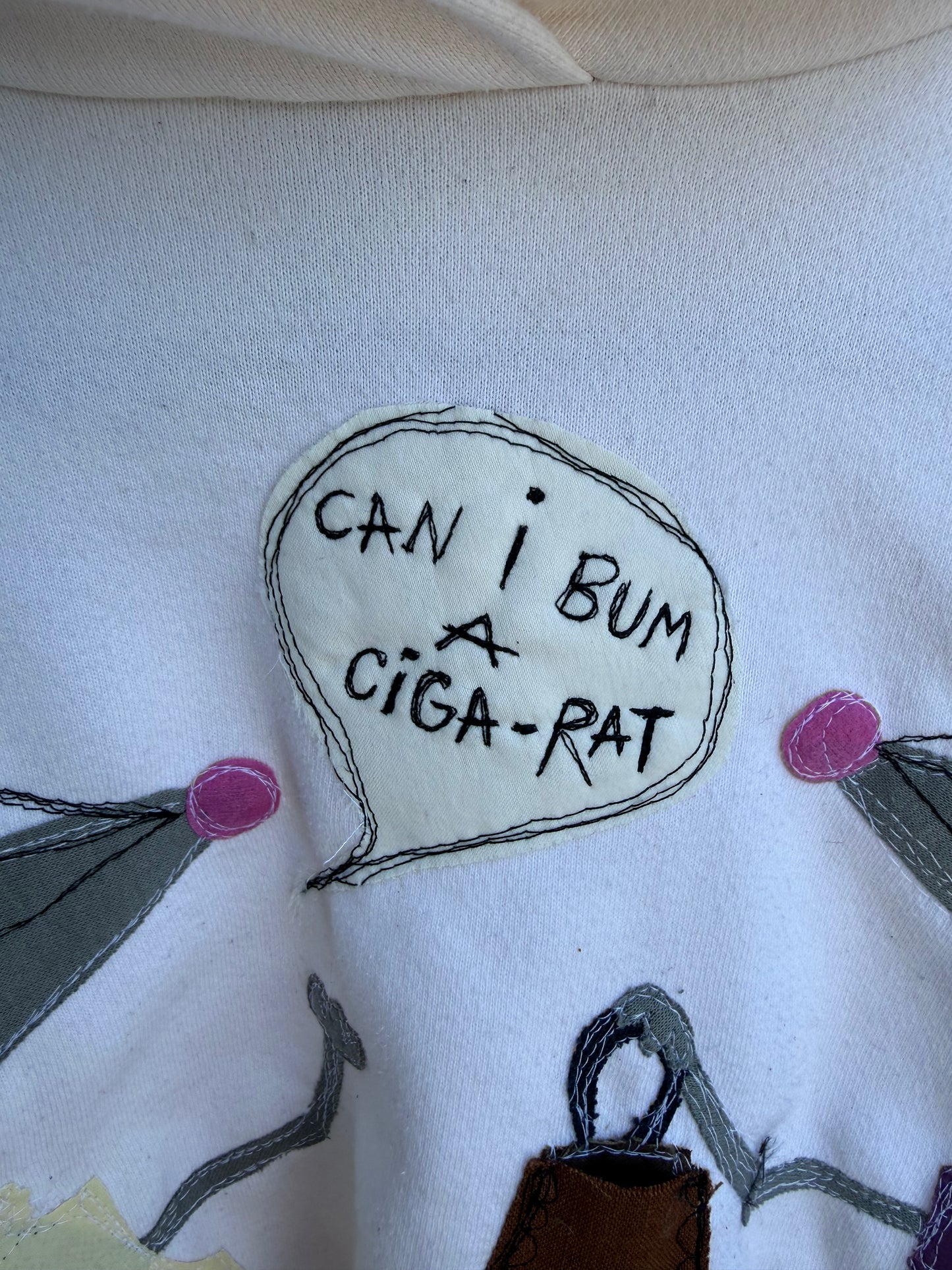 Ciga-Rat Pocket Hoodie(XL)