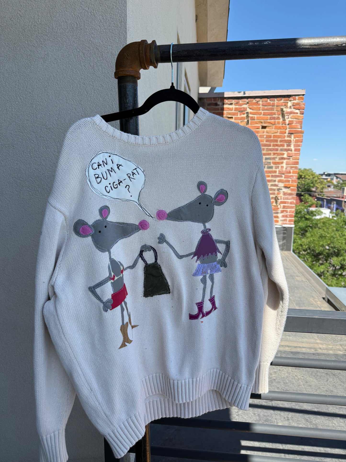 Ciga-Rat Pocket Sweater(XL)