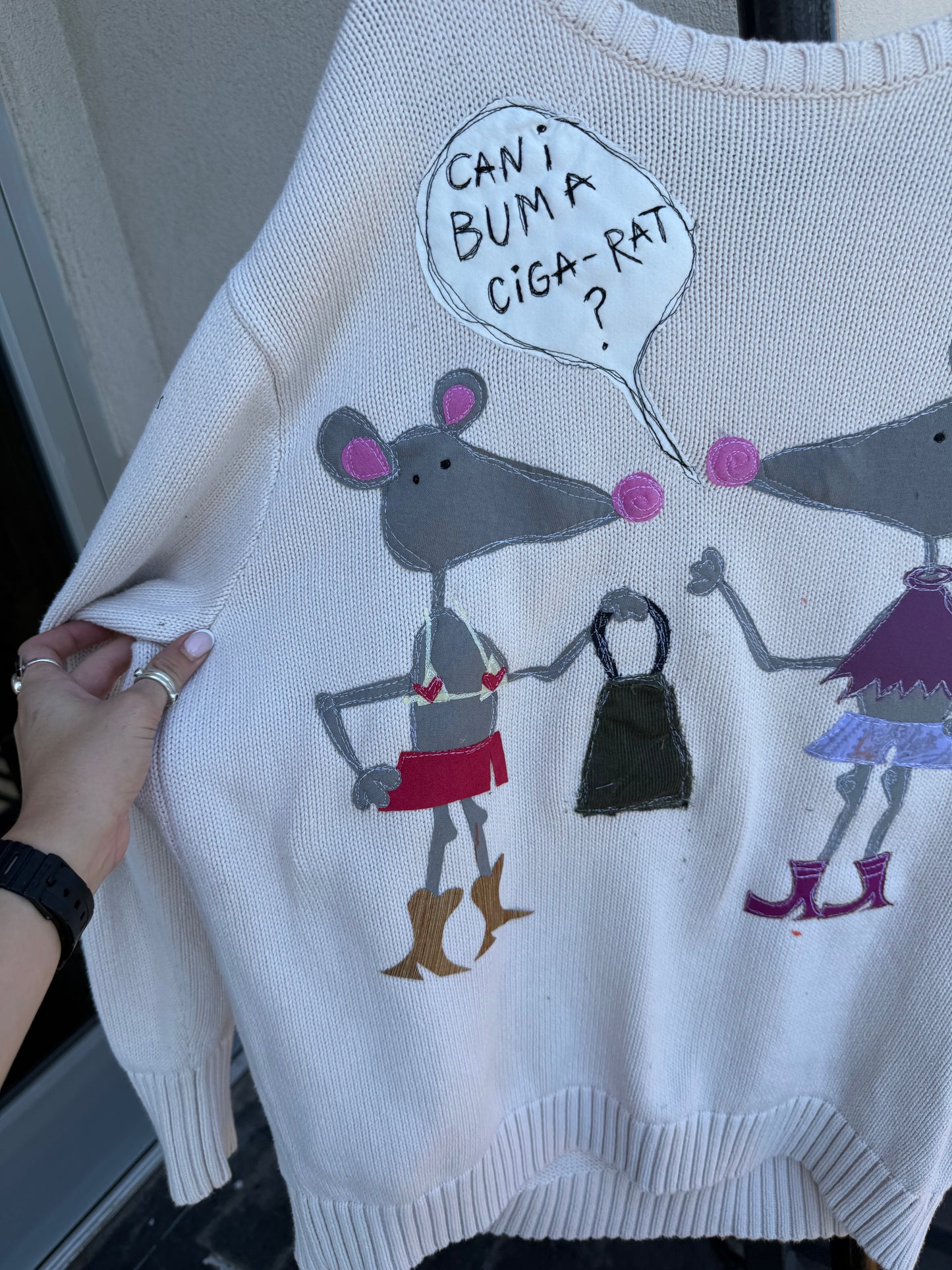 Ciga-Rat Pocket Sweater(XL)
