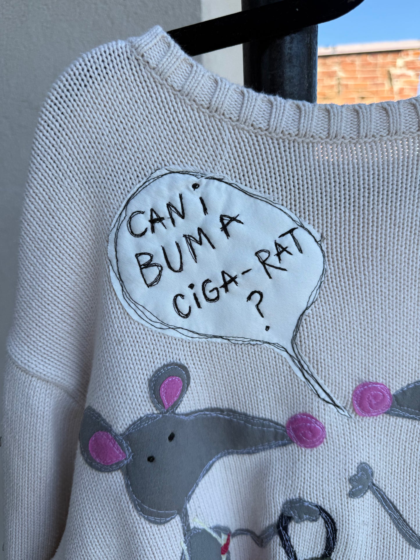 Ciga-Rat Pocket Sweater(XL)