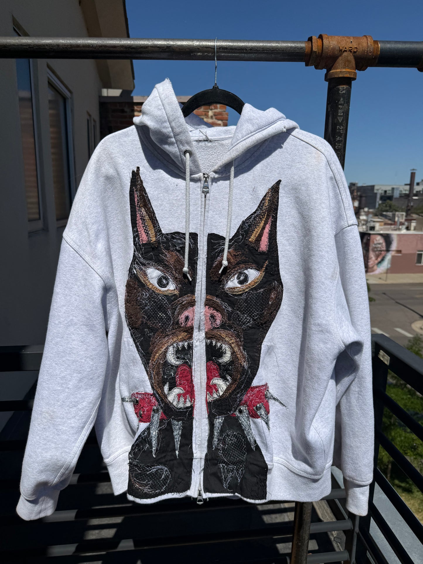 Doberman Doublezip Sweatshirt(XL)