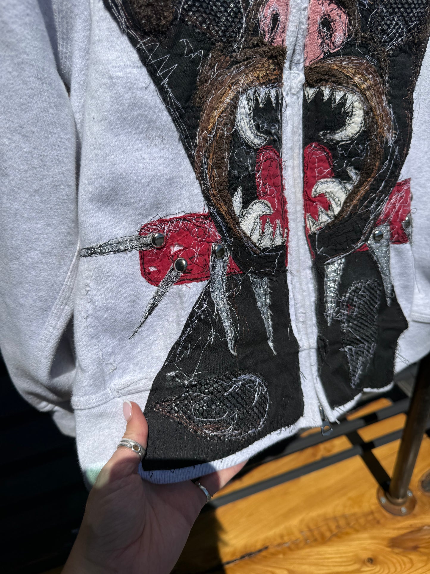 Doberman Doublezip Sweatshirt(XL)