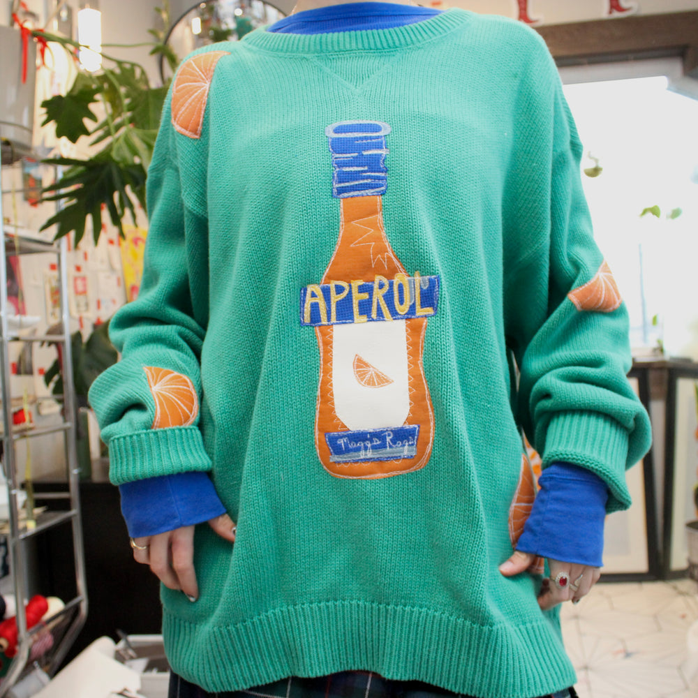 
                      
                        Aperol Sweater for Cael!
                      
                    