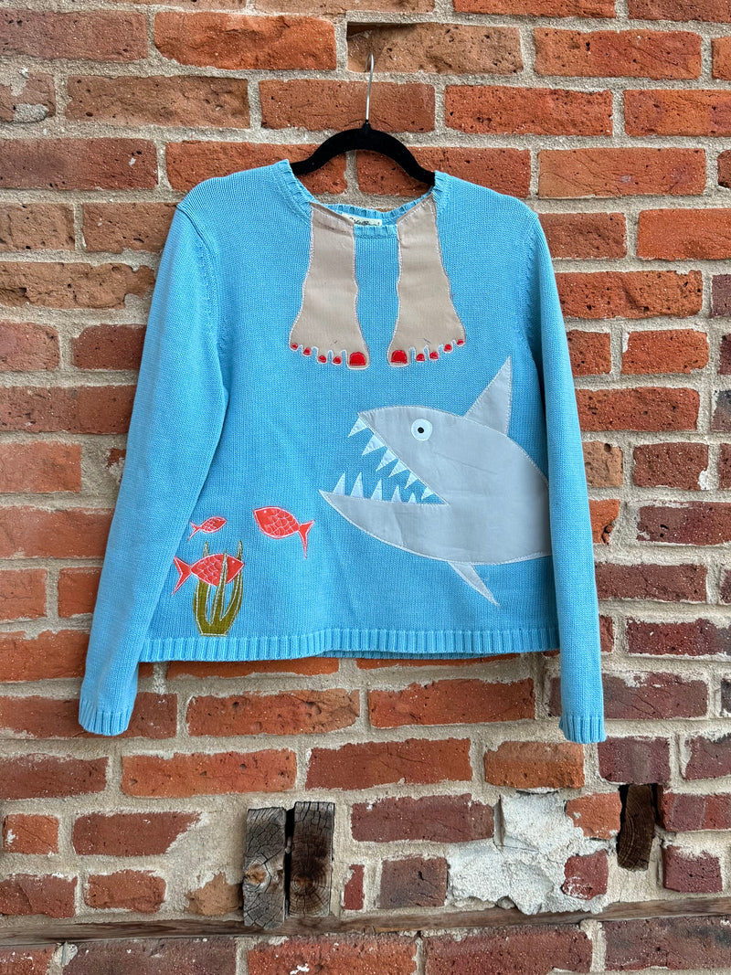 Shark time sweater(Medium)
