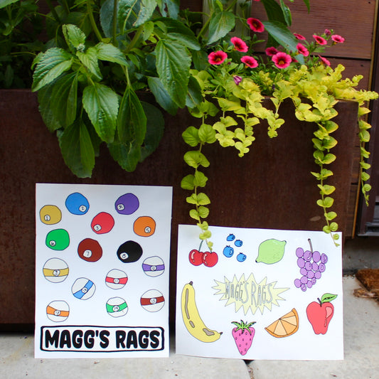 Magg’s Rags sticker pages!