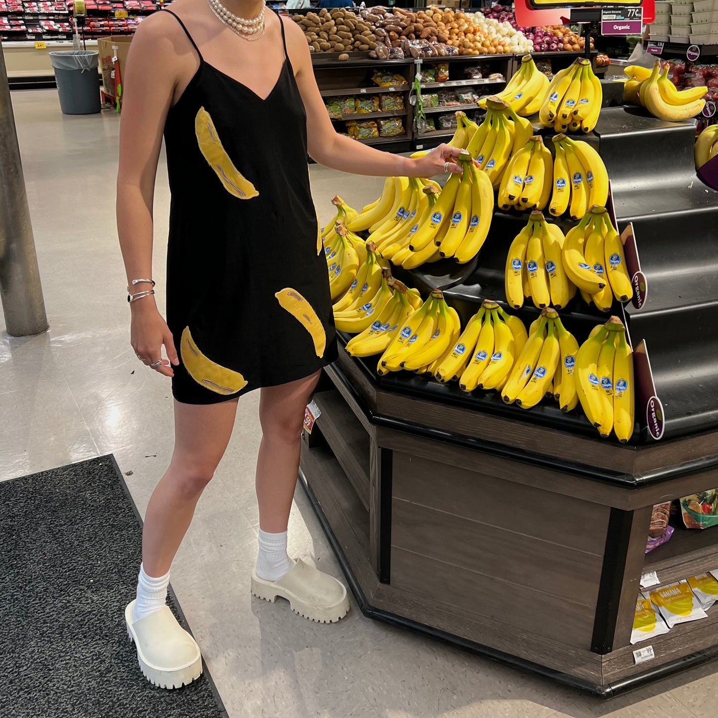 Banana mini dress(XS)