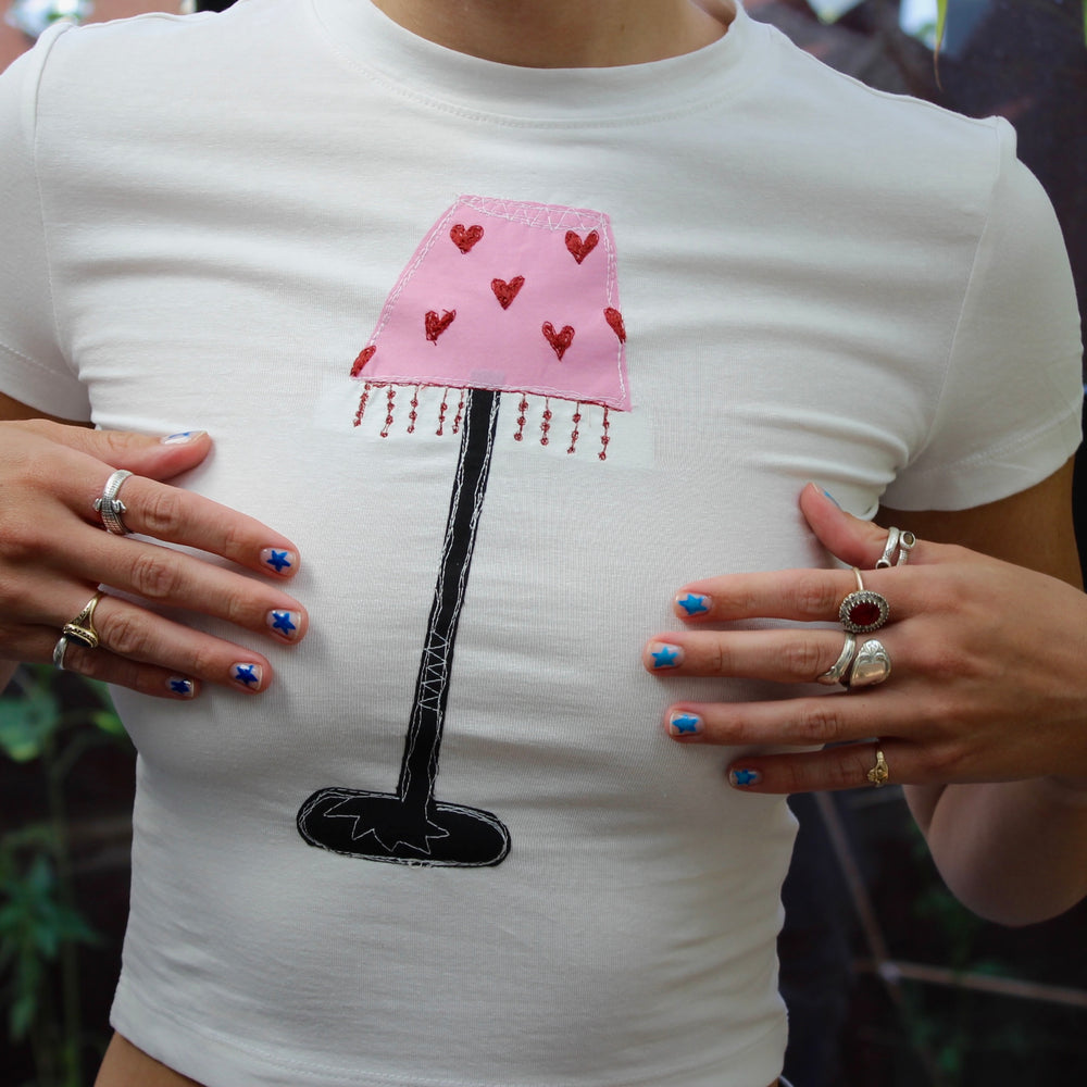 
                      
                        Heart fringe lamp tee(XS)
                      
                    