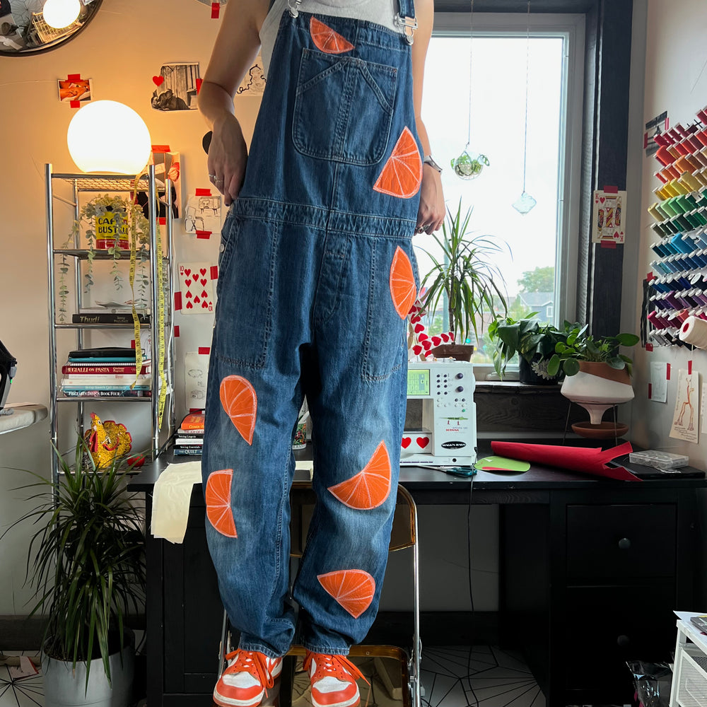 Orange Slice Overalls(XL)