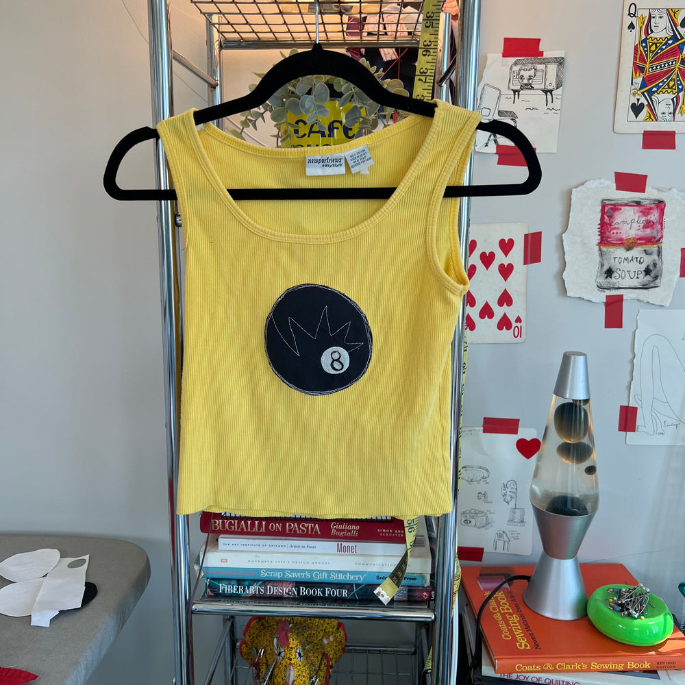 Yellow 8 ball tank(medium)