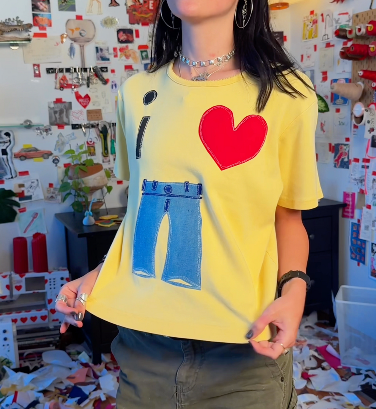 I <3 jeans tee(medium)