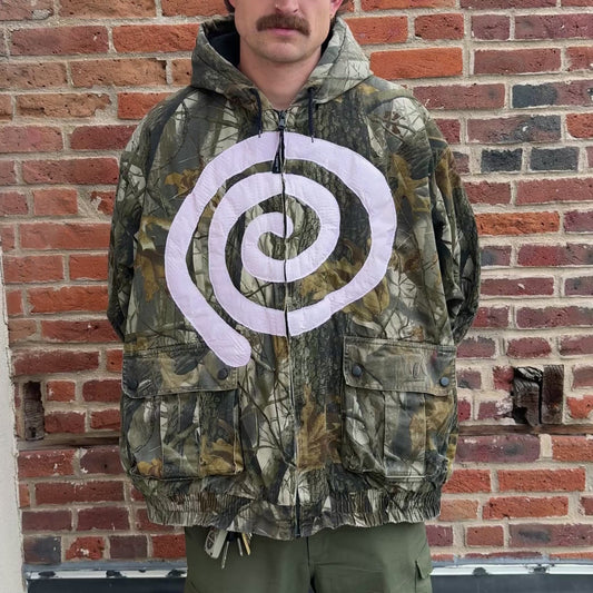 Stars n’ swirls camo jacket(3XL)
