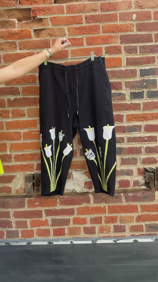 Calla lily capris(2XL)