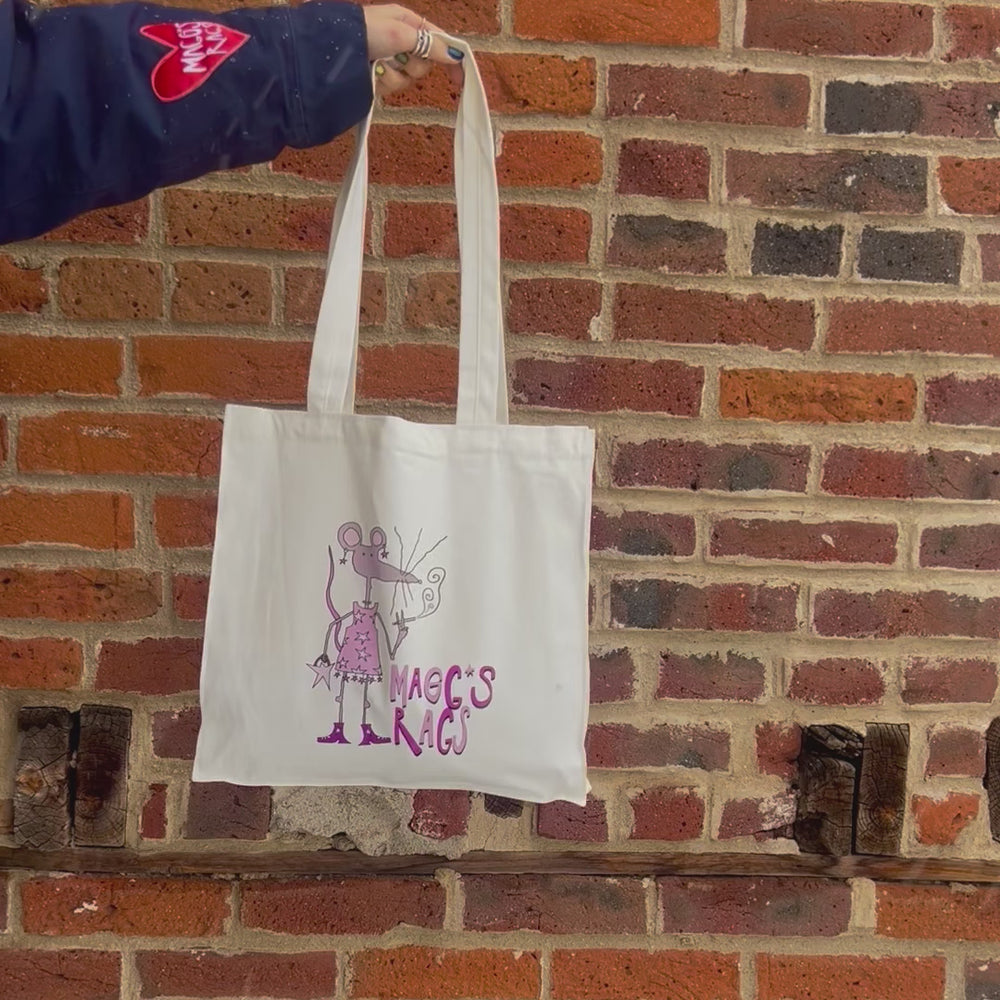 
                      
                        Load and play video in Gallery viewer, Magg’s Rags everyday tote
                      
                    