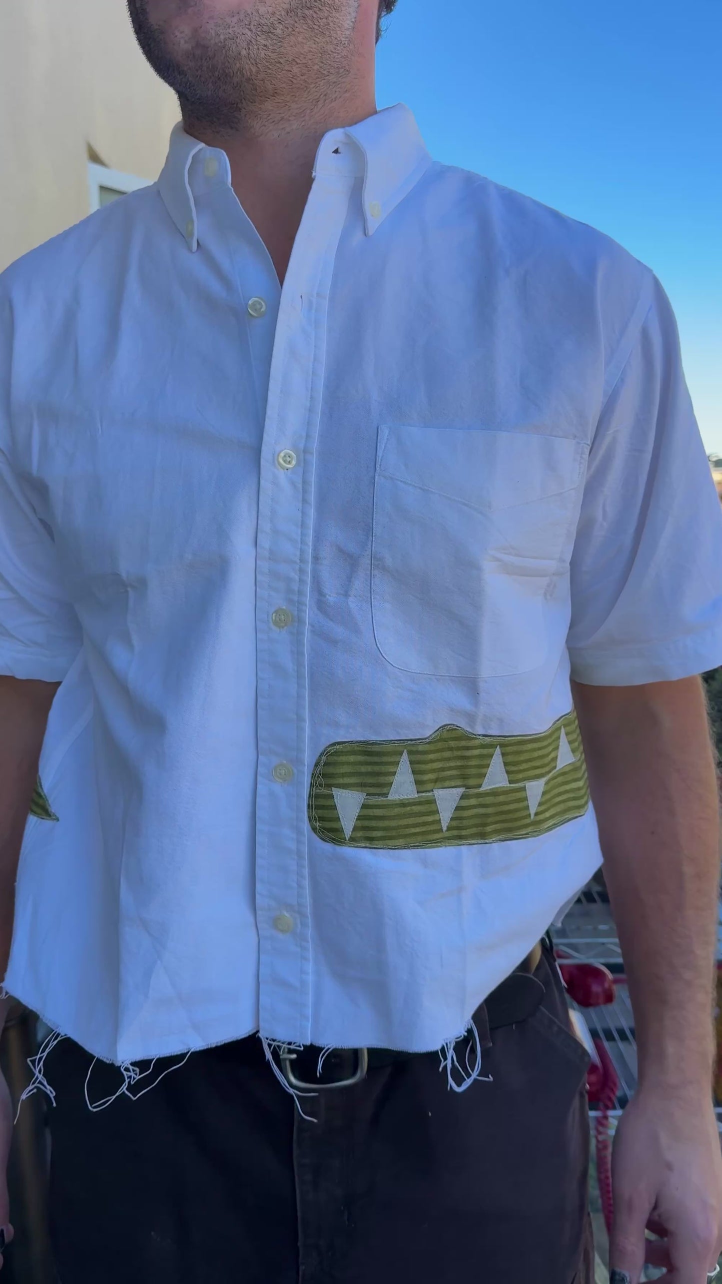 360° gator button down(M/L)