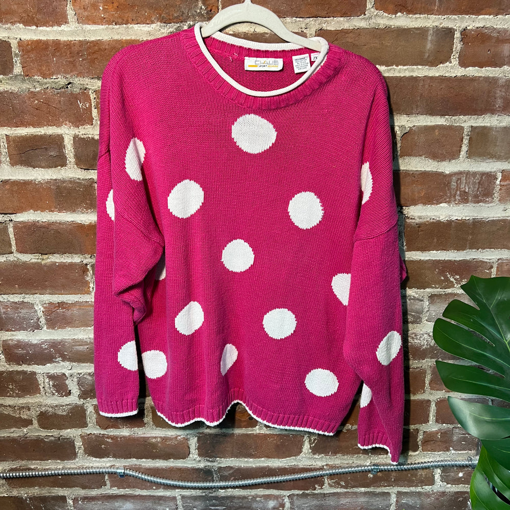 
                      
                        Polka-dot Statement Sweater
                      
                    