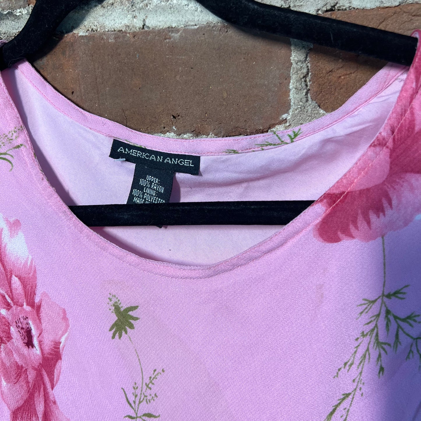Pink Floral Maxi Dress(8)