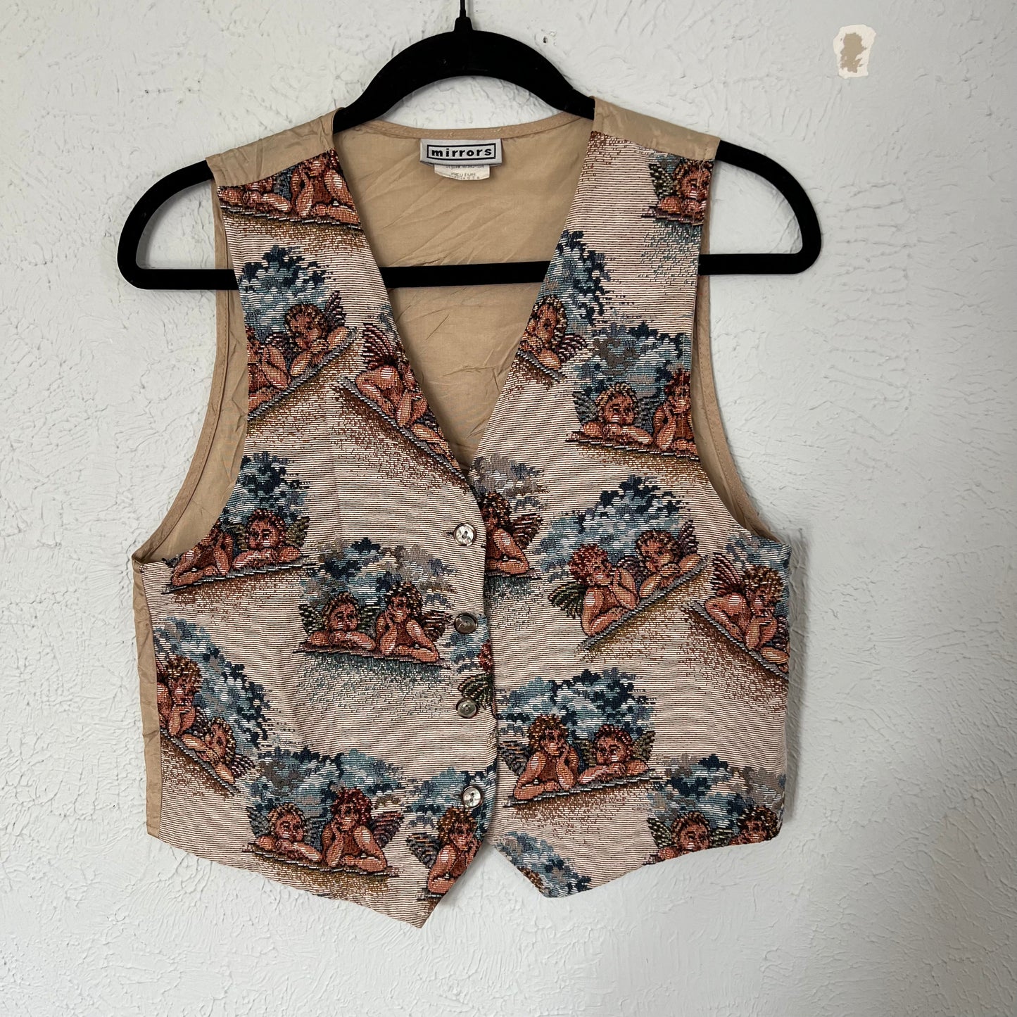 Vintage Cherub Vest(Medium)