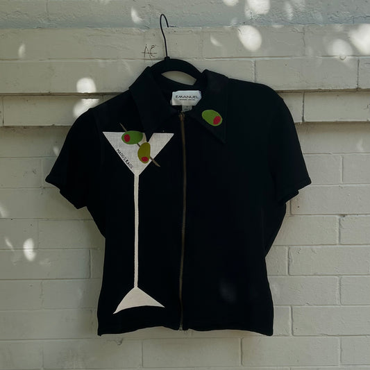 Martini zip up top - Magg's Rags 