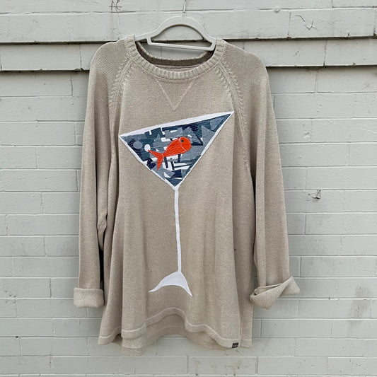 Goldfish-tini Sweater - Magg's Rags 