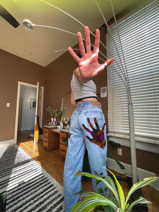 Hand print Levi’s - Magg's Rags 