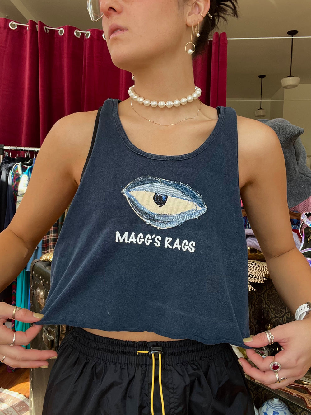 Eyeball graphic tank