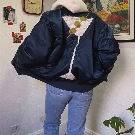 Jeff martini bomber - Magg's Rags 