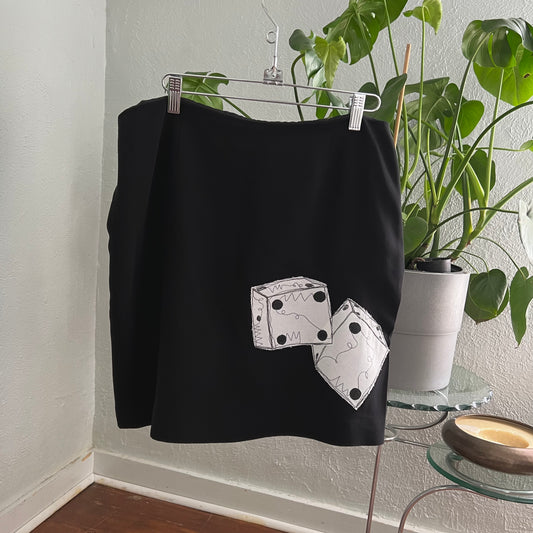 Double Dice Mini Skirt - Magg's Rags 