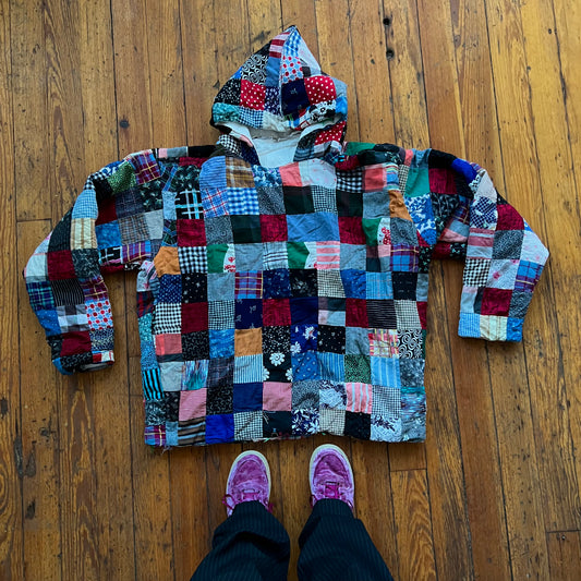Quilted hoodie - Magg's Rags 