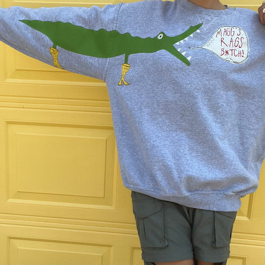 Magg’s Rags B*tch! Gator crew - Magg's Rags 