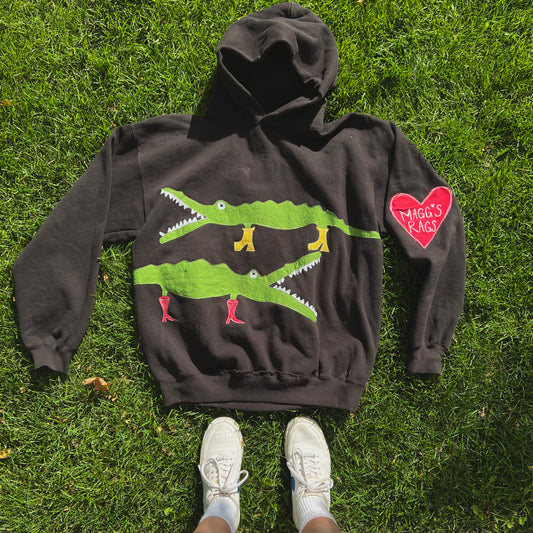 See ya later alligator hoodie - Magg's Rags 